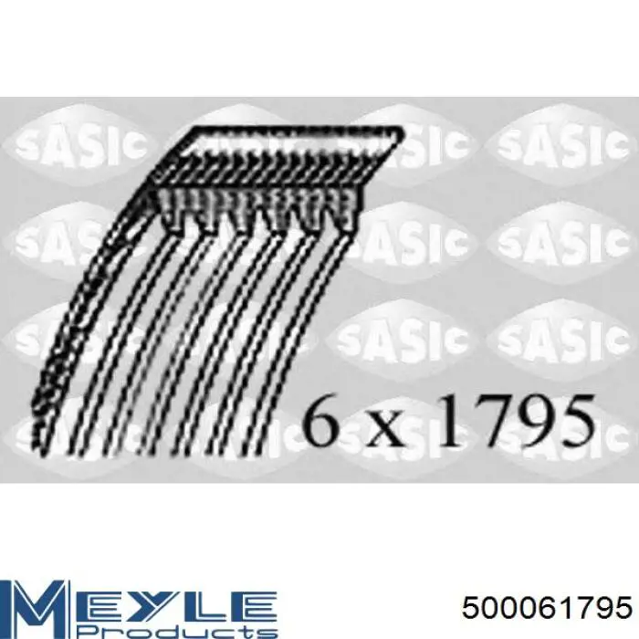 500061795 Meyle Поліклиновий ремінь