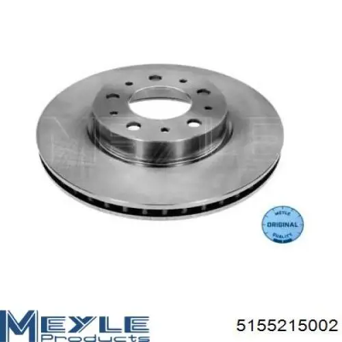 Диск переднього гальма Meyle 5155215002 ціна, від 38.10 USD