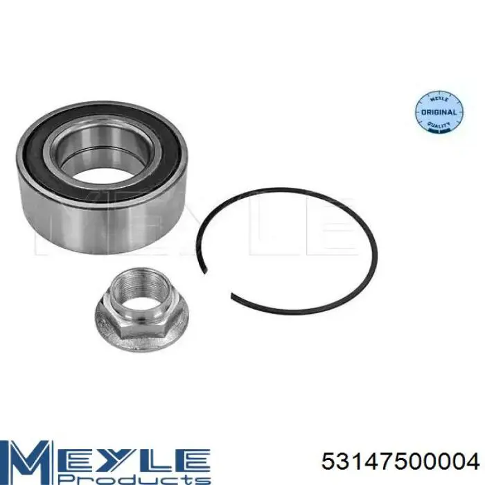 Купити 53147500004 Meyle Підшипник маточини передньої/задньої