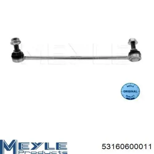 Стійка стабілізатора, переднього, права Meyle 53160600011 ціна, від 20.08 USD