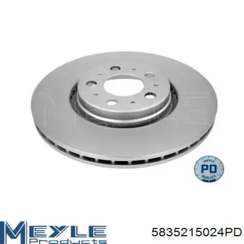 5835215024PD Meyle диск гальмівний передній