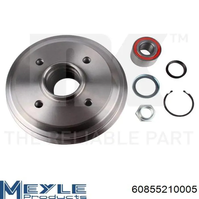Диск переднього гальма Meyle 60855210005 ціна, від 37.96 USD