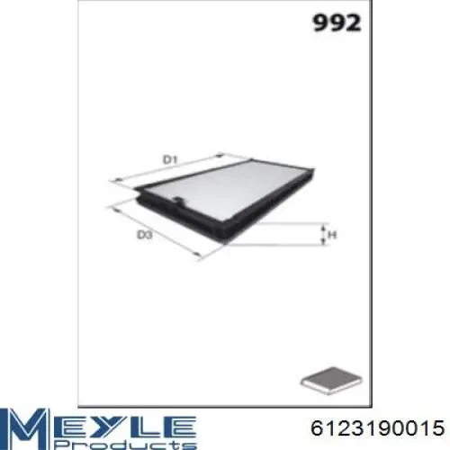 Фільтр повітряний обігрівача Renault (RVI) 7711945963 ціна, від 6.93 USD
