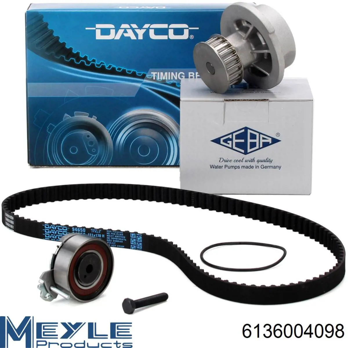 Помпа охолодження Meyle 6136004098 ціна, від 22.84 USD