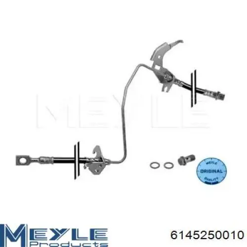 Шланг гальмівний задній, лівий Meyle 6145250010 ціна, від 25.87 USD