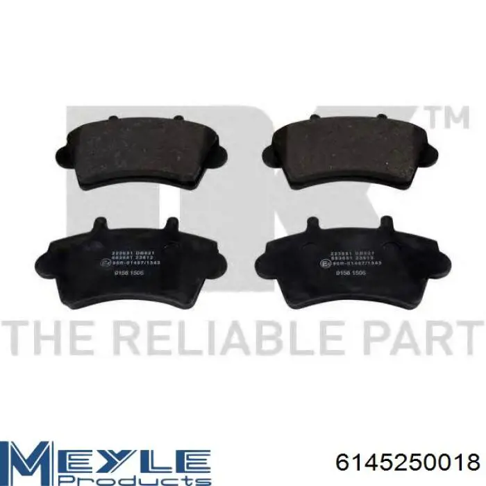 Гальмівні шланги передні 6145250018 Meyle