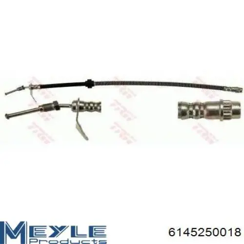 Шланг гальмівний передній Meyle 6145250018 ціна, від 13.13 USD