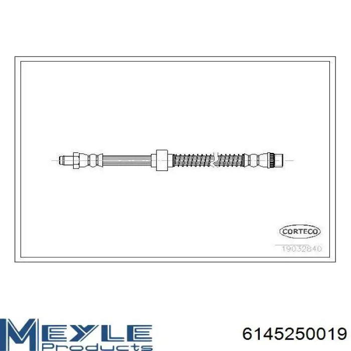 Шланг гальмівний передній ABS SL4940