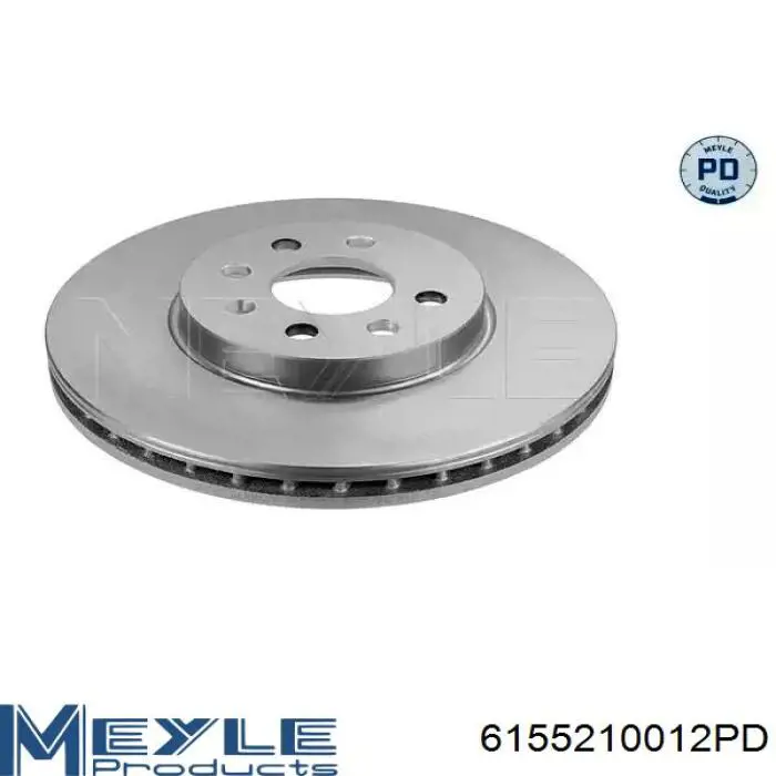 Диск переднього гальма Meyle 6155210012PD ціна, від 44.80 USD