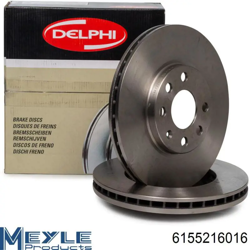 6155216016 Meyle Гальмо дискове переднє