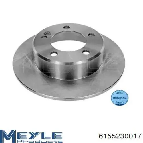 Купити 6155230017 Meyle Диск заднього гальма