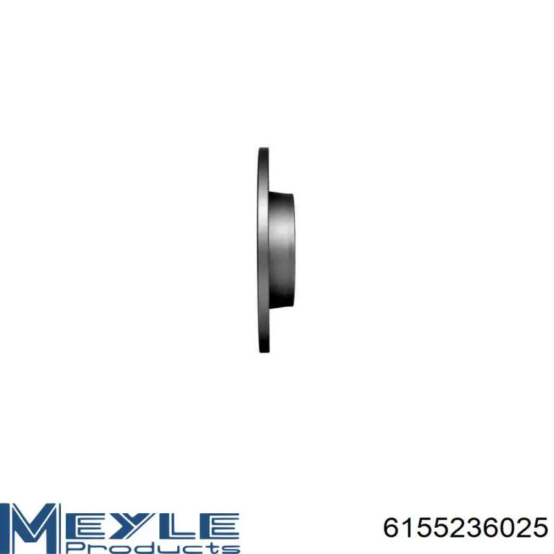 Купити 6155236025 Meyle Диск заднього гальма