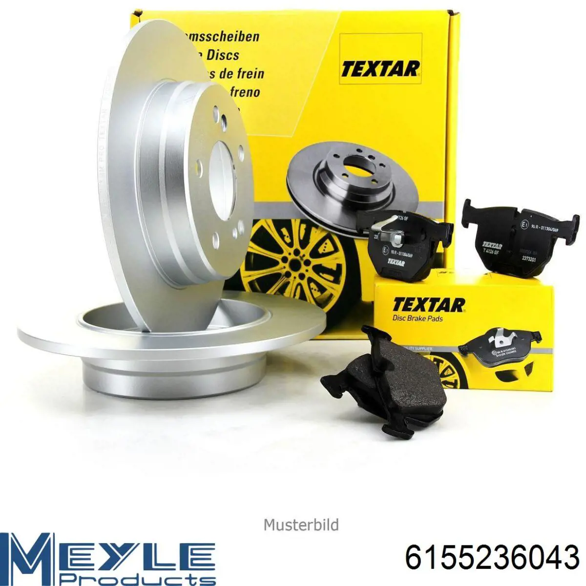 Гальмівні диски 6155236043 Meyle