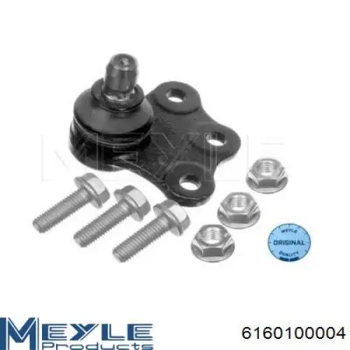 Кульова опора, нижня, ліва Meyle 6160100004 ціна, від 18.10 USD
