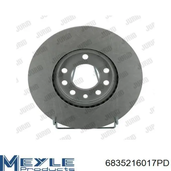 Диск переднього гальма Meyle 6835216017PD ціна, від 37.37 USD