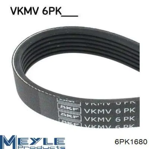 Ремінь генератора 6PK1680 Meyle