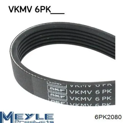 Клиновий ремінь Meyle 6PK2080 ціна, від 14.06 USD