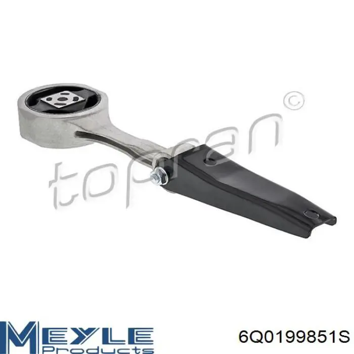 Подушка (опора) двигуна, задня Meyle 6Q0199851S ціна, від 39.24 USD