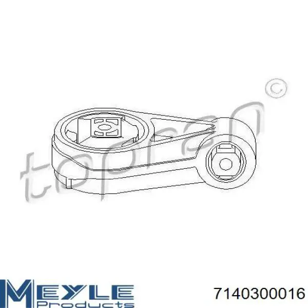 Подушка двигуна задня 1094591 Ford