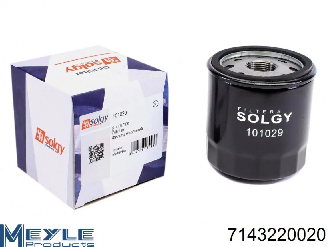 Масляний фільтр двигуна Meyle 7143220020 ціна, від 8.61 USD