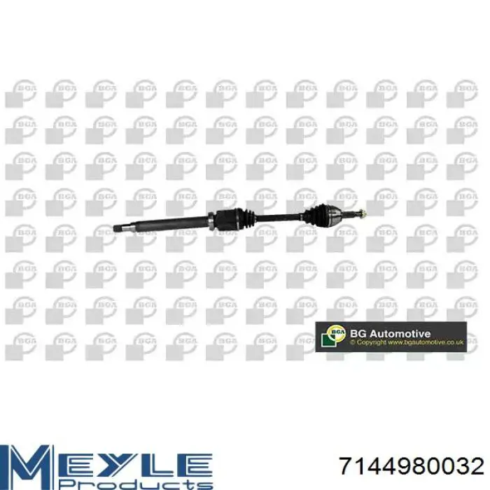 Купити 7144980032 Meyle Ліва піввісь