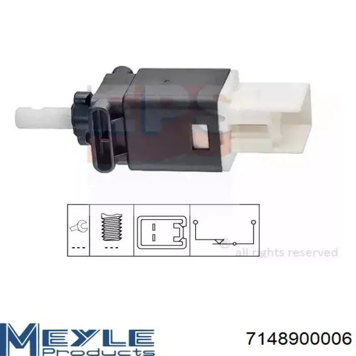 Жабка тормозу 7148900006 Meyle