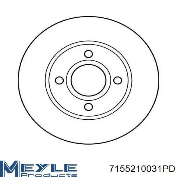 Купити 4056029 Ford Ротор гальмівний