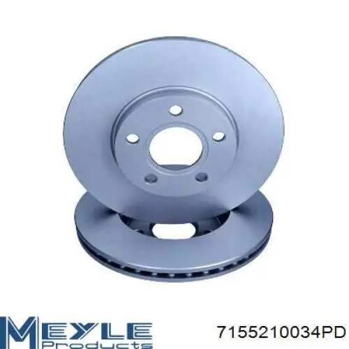 7155210034PD Meyle Гальмо дискове переднє