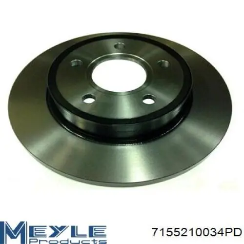 Диск переднього гальма Meyle 7155210034PD ціна, від 45.58 USD