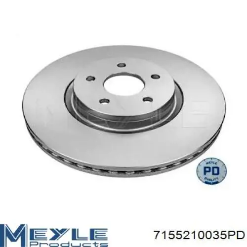 7155210035PD Meyle Гальмо дискове переднє