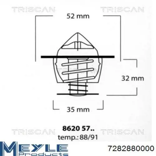 Купити WV54BC82 Tama Термостат в корпусі
