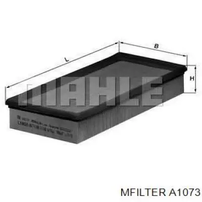 Фільтр повітряний A1073 Mfilter