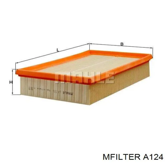 Елемент повітряного фільтра Mfilter A124 ціна, від 4.27 USD