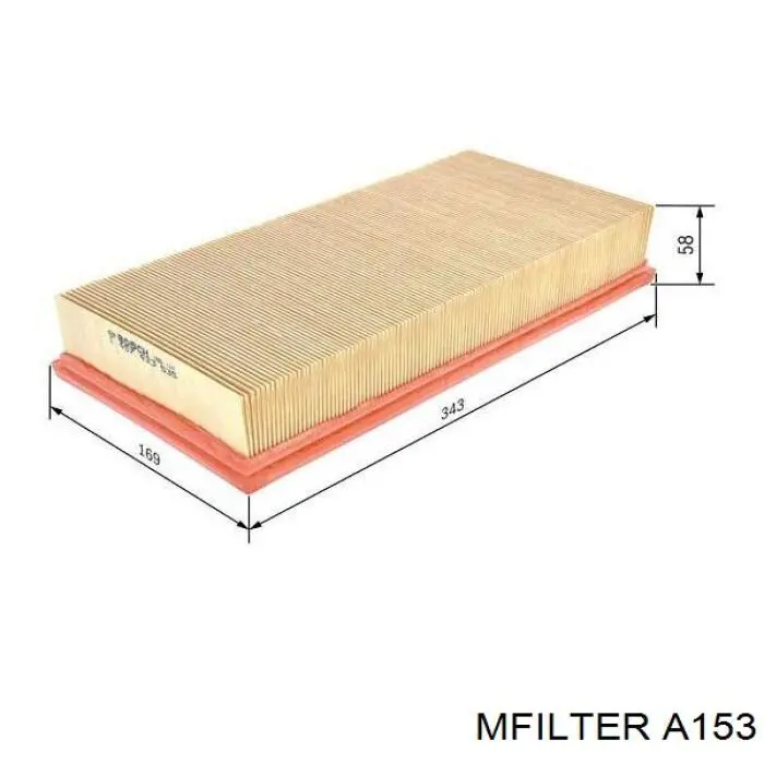 Купити HF182 Hiflofiltro Автомобільний фільтр повітря
