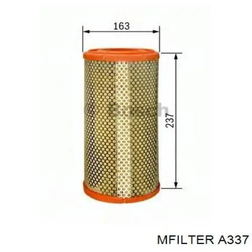 Купити A337 Mfilter Автомобільний фільтр повітря