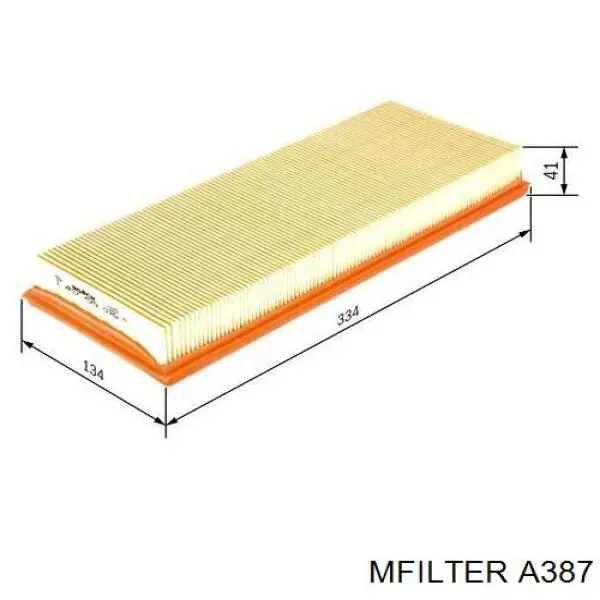 Елемент повітряного фільтра Mfilter A387 ціна, від 5.85 USD