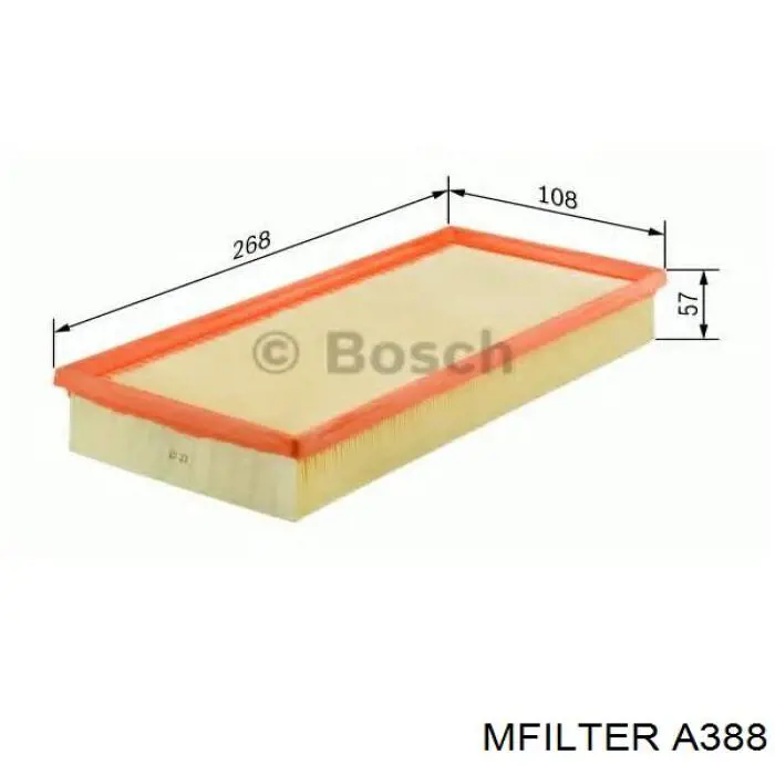 Повітряний фільтр A388 Mfilter