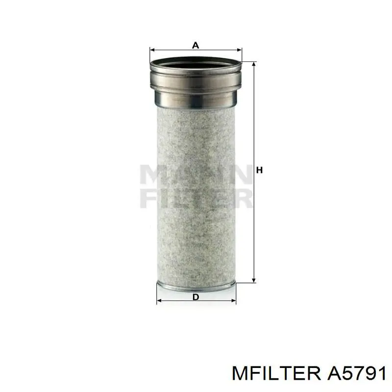 Купити A5791 Mfilter Автомобільний фільтр повітря