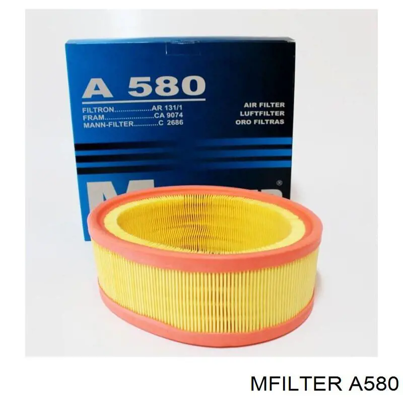 Елемент повітряного фільтра Mfilter A580 ціна, від 5.63 USD