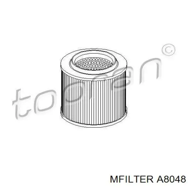 Елемент повітряного фільтра Mfilter A8048 ціна, від 16.05 USD