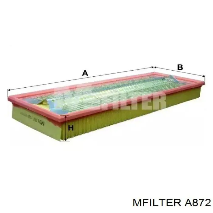 Купити A872 Mfilter Автомобільний фільтр повітря