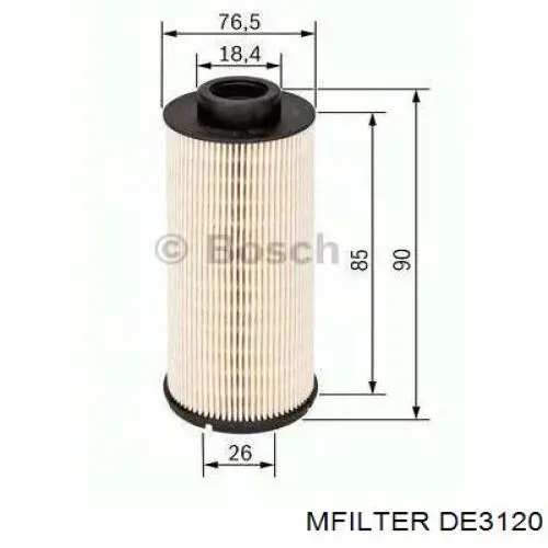 Паливний фільтр DE3120 Mfilter