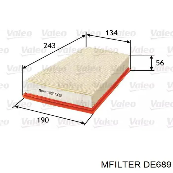 Купити DE689 Mfilter Фільтр-відстійник палива грубої очистки
