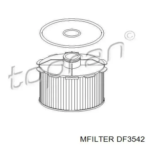 Паливний фільтр DF3542 Mfilter