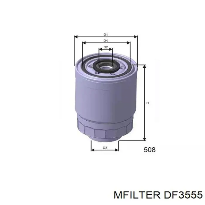 DF3555 Mfilter Фільтр палива