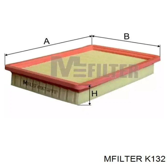 Купити K132 Mfilter Автомобільний фільтр повітря