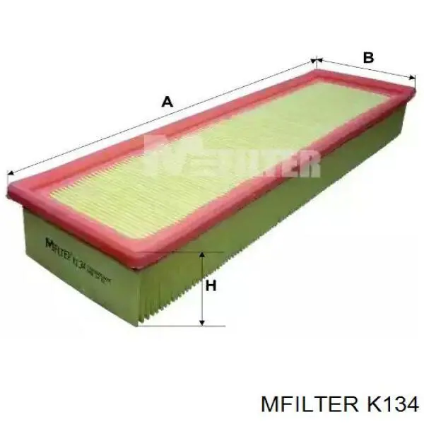 Купити K134 Mfilter Автомобільний фільтр повітря