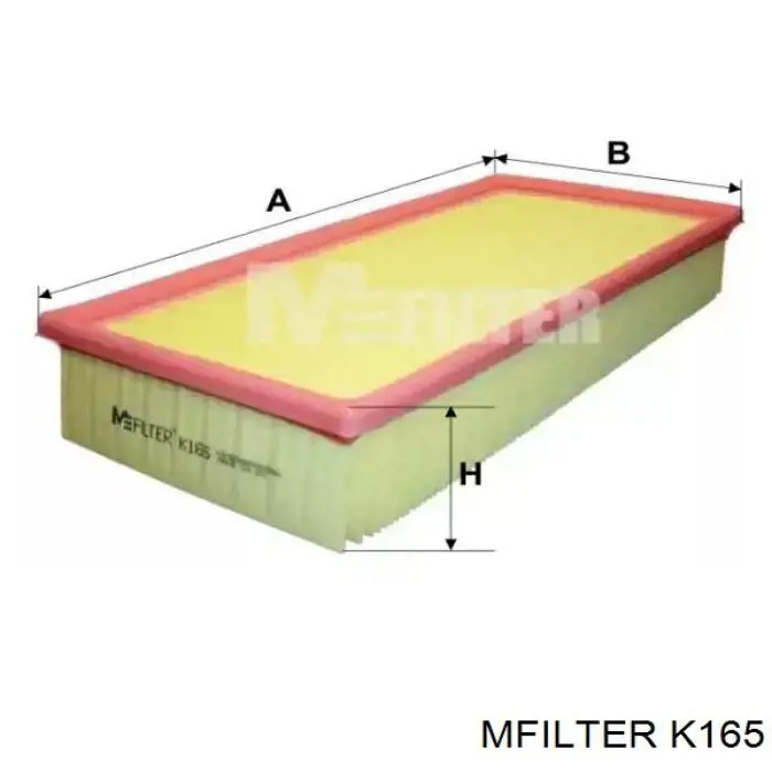Купити K165 Mfilter Автомобільний фільтр повітря