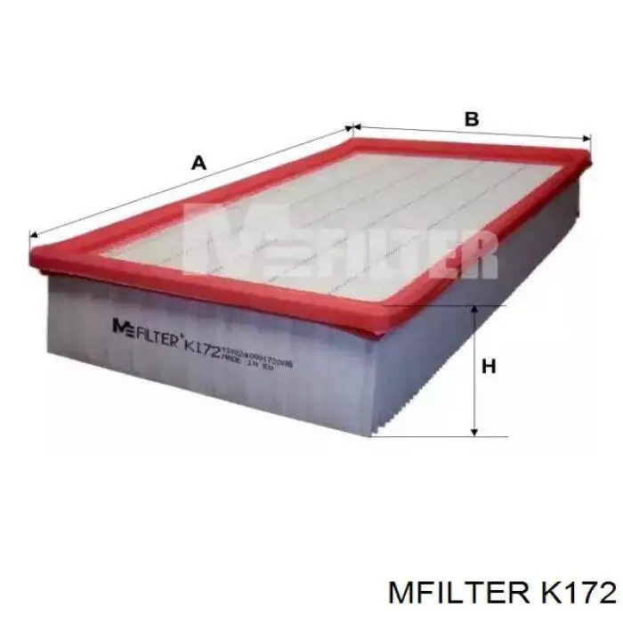 Купити K172 Mfilter Автомобільний фільтр повітря