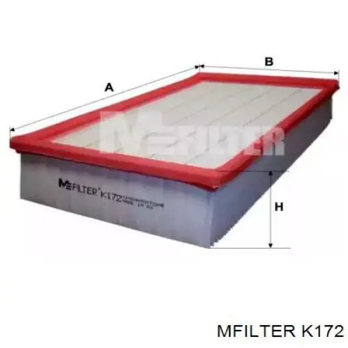K172 Mfilter фільтр повітряний